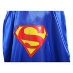 Costum Superman pentru Copii, Cu pelerina, Supererou, EvrikaUnity®, Premium Lycra 3D®, 7-8 ani, 150cm, Rosu/Albastru