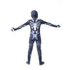 Costum Venom pentru Copii, Supererou, EvrikaUnity®, Premium Lycra 3D®, 7-8 ani, 150cm, Gri