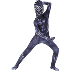Costum pentru copii Black Panther / Pantera Neagra, EvrikaUnity®, Premium Lycra 3D®, 7-8 ani, 150 cm, Negru
