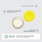 Crema restauratoare cu Ceramide si Acid Hialuronic Vit-Vit - Hidratare intensa si refacerea barierei pielii, 50 ml
