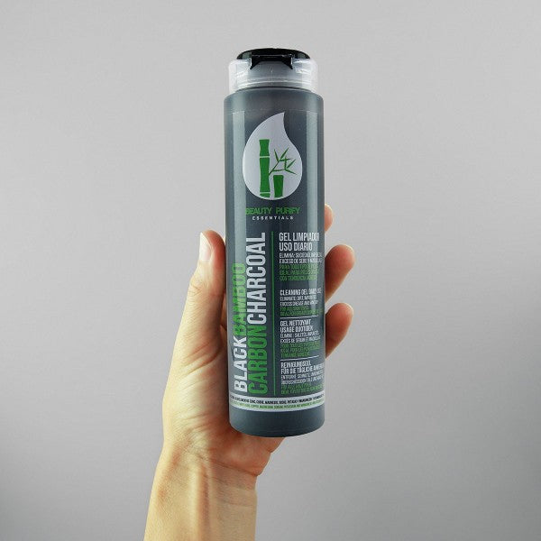 Gel de Curatare Zilnica cu Carbune Activ si Extract de Bambus Negru, Fara Parabeni, 200ml