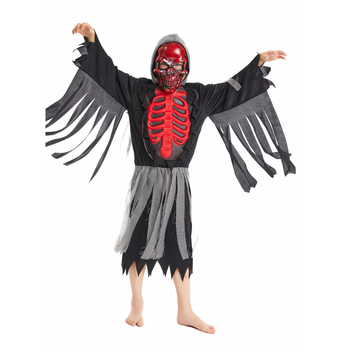 Costum Nemuritor cu mască și coasă, copii