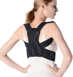 Corset Postural pentru un Spate Armonios, Premium, Suport vertical 360°, Ortopedic, Marimea L, Talie 84-94 cm, Negru, Unisex