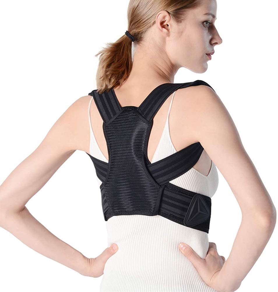 Corset Postural pentru un Spate Armonios, Premium, Suport vertical 360°, Ortopedic, Marimea XL, Talie 94-106 cm, Negru, Unisex