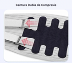 Centura Lombara Premium, Suport vertical 360°, EvrikaUnity®, Alb, Unisex