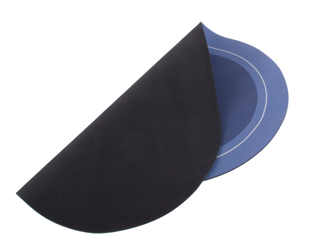 Covoras baie absorbant antiderapant, cu uscare rapida, 58 x 38 cm, model oval Bathroom