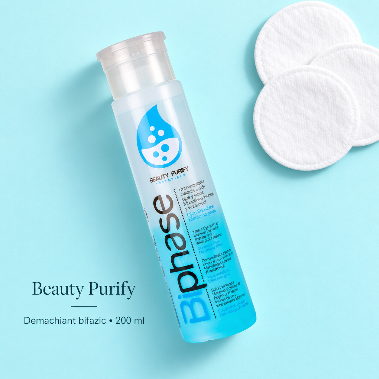 Demachiant bifazic Beauty Purify, 200 ml