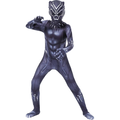 Costum pentru copii Black Panther / Pantera Neagra, EvrikaUnity®, Premium Lycra 3D®, 7-8 ani, 150 cm, Negru