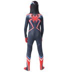 Costum Spider-man pentru Copii, Ultimate Miles Morales, EvrikaUnity®, Premium Lycra 3D®, 4-5 ani, 120 cm, Multicolor
