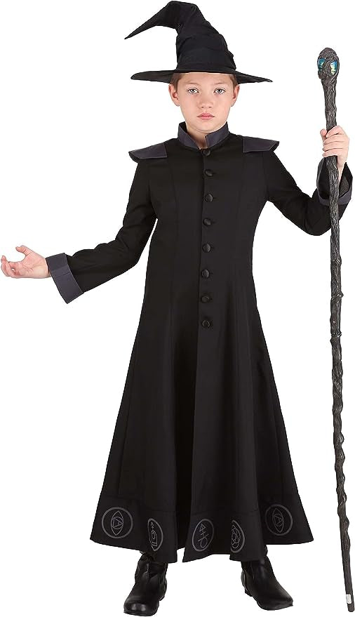 Costum vrăjitor cu pălărie, copii