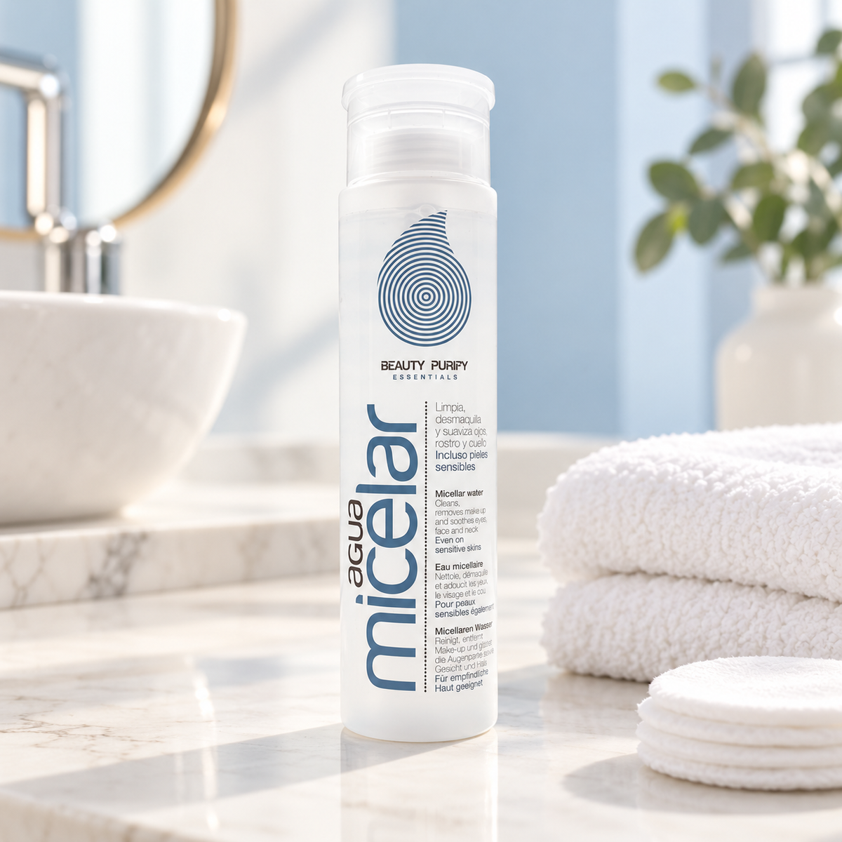 Apă micelară Beauty Purify, 200 ml – context de utilizare