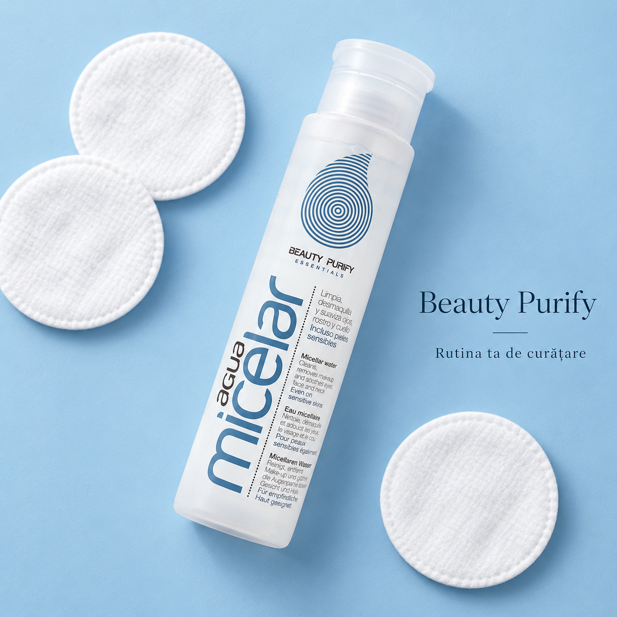 Apă micelară Beauty Purify, 200 ml – compoziție