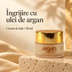 Cremă față cu Ulei de Argan, 50 ml – prezentare