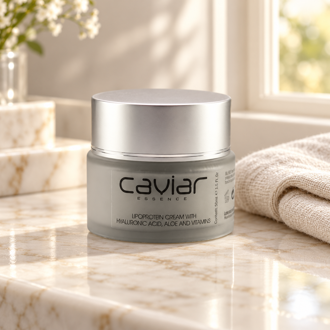 Cremă față cu Caviar și Acid Hialuronic, 50 ml – context
