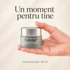 Cremă față cu Caviar și Acid Hialuronic, 50 ml – produs în mână
