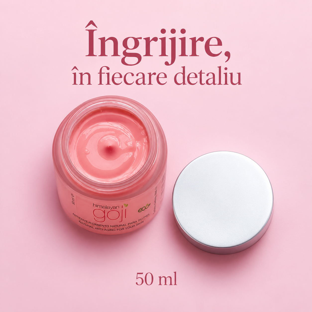 Cremă față Himalayan Goji, 50 ml – textură