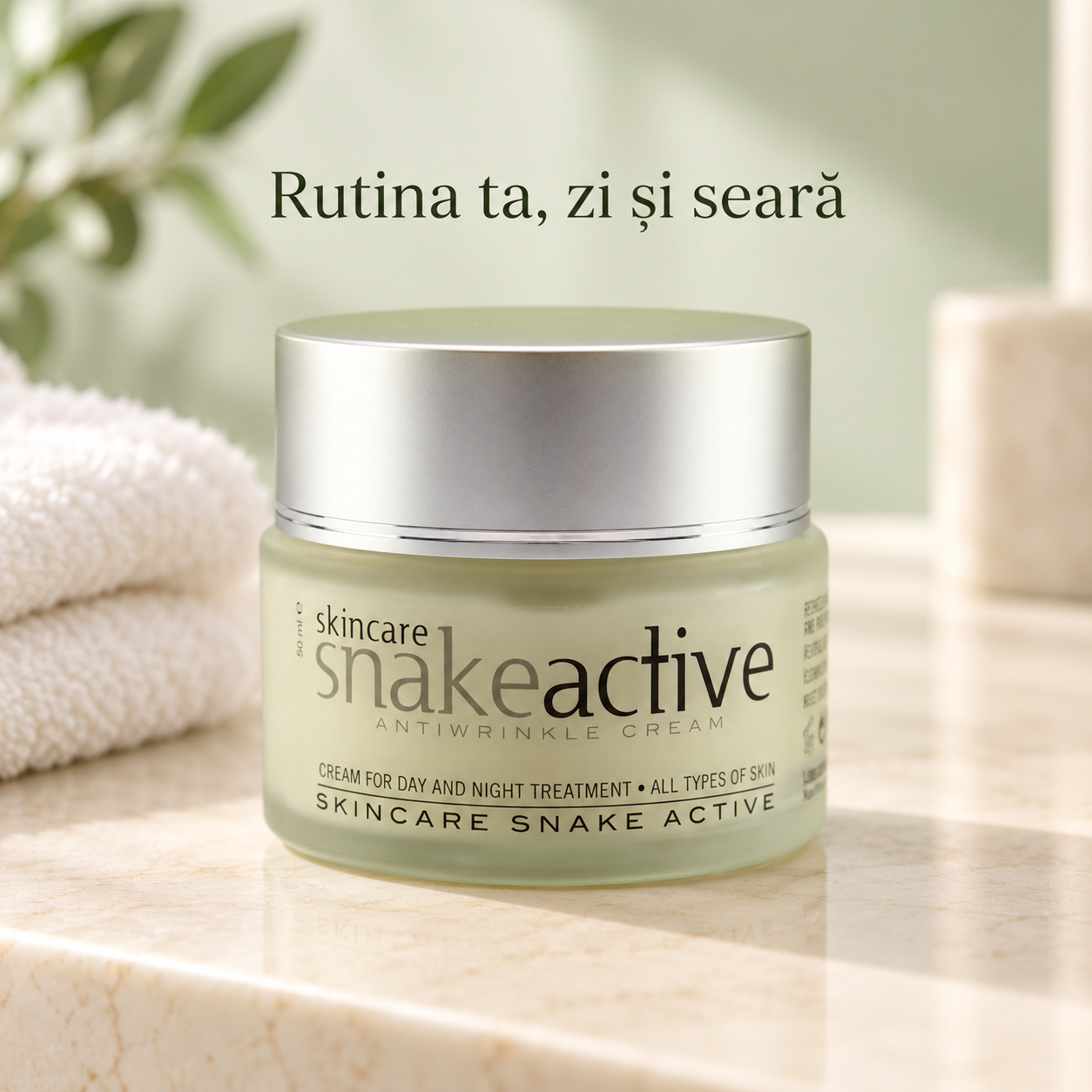 Cremă antirid Snake Active, 50 ml – context