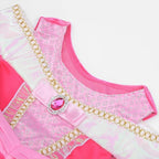 Rochita Printesa Aurora, Set cu Peruca, Coronita si Accesorii, EvrikaUnity®, Frumoasa adormita, Multicolor