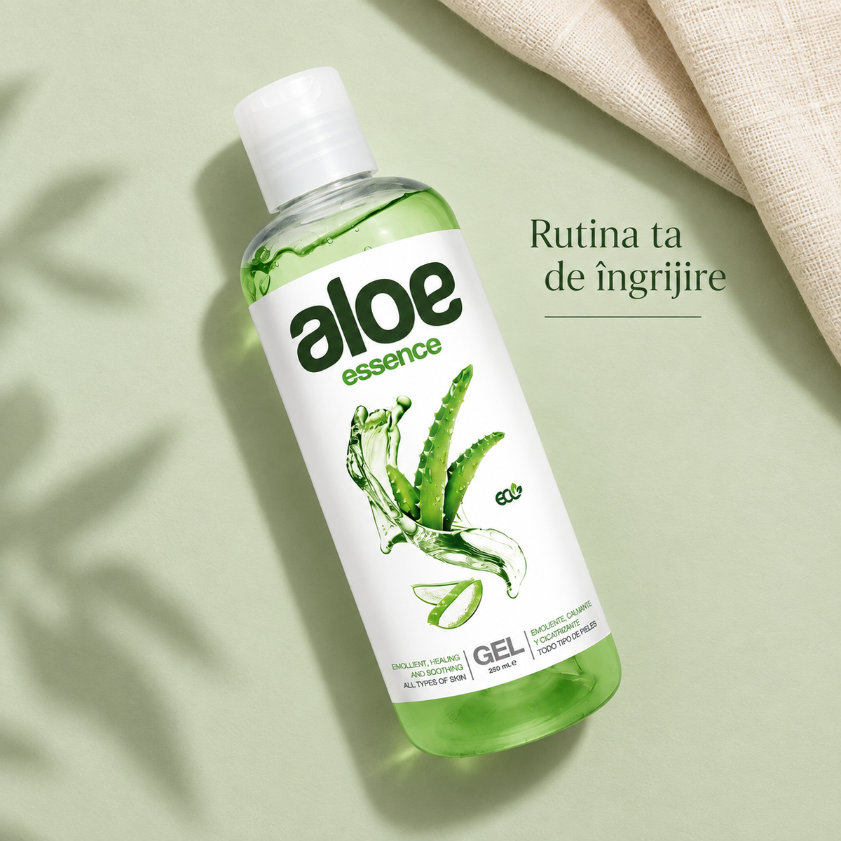 Gel Aloe Vera pentru față și corp, 250 ml – compoziție